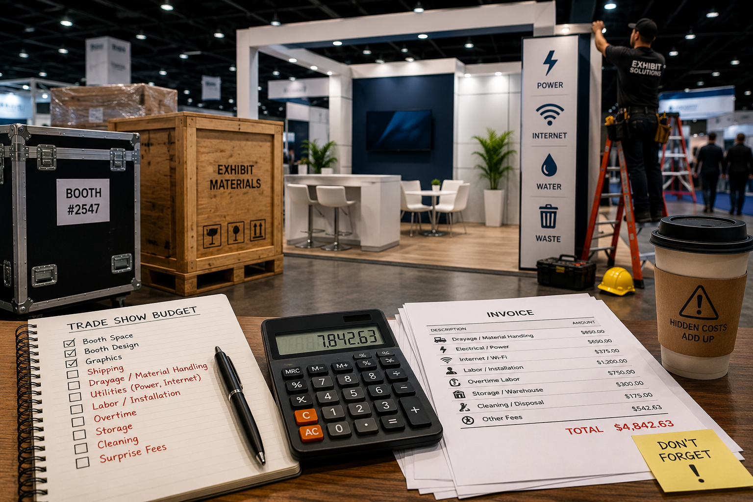 hidden trade show booth costs checklist